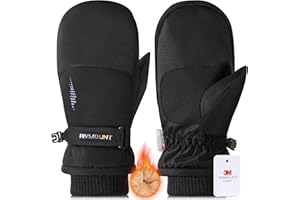 rivmount Kids Toddler 3M Winter Cold Weather Gloves Mittens Warm Thermal Waterproof Windproof Ski for Baby Boys Girls