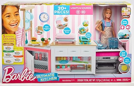 barbie doll kitchen set in hindi