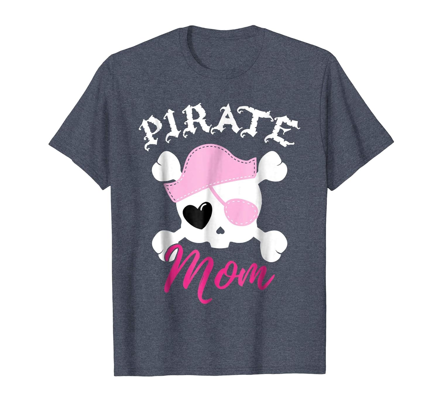 Pirate Mom Funny Halloween Costume T-Shirt-ANZ