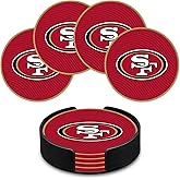 Rico Industries NFL Football Classic Favorites: PVC Coaster Set (4-Pack)