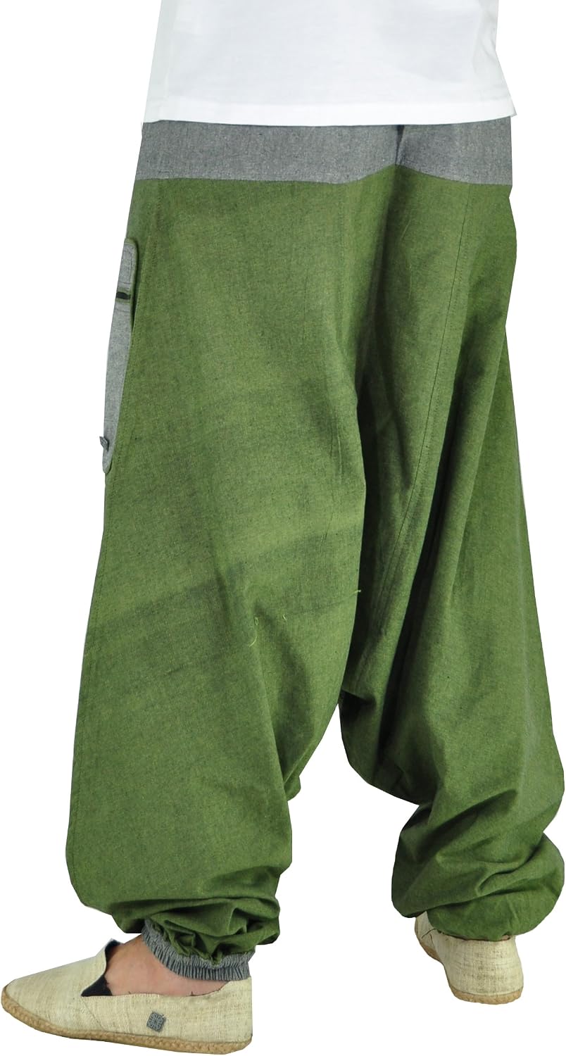 Stampfgewand virblatt Pantaloni tasconi Laterali Punk Rave Pantaloni Goa  Hippie Harem Pants Ragazza Abbigliamento Donna berjaya.edu.my