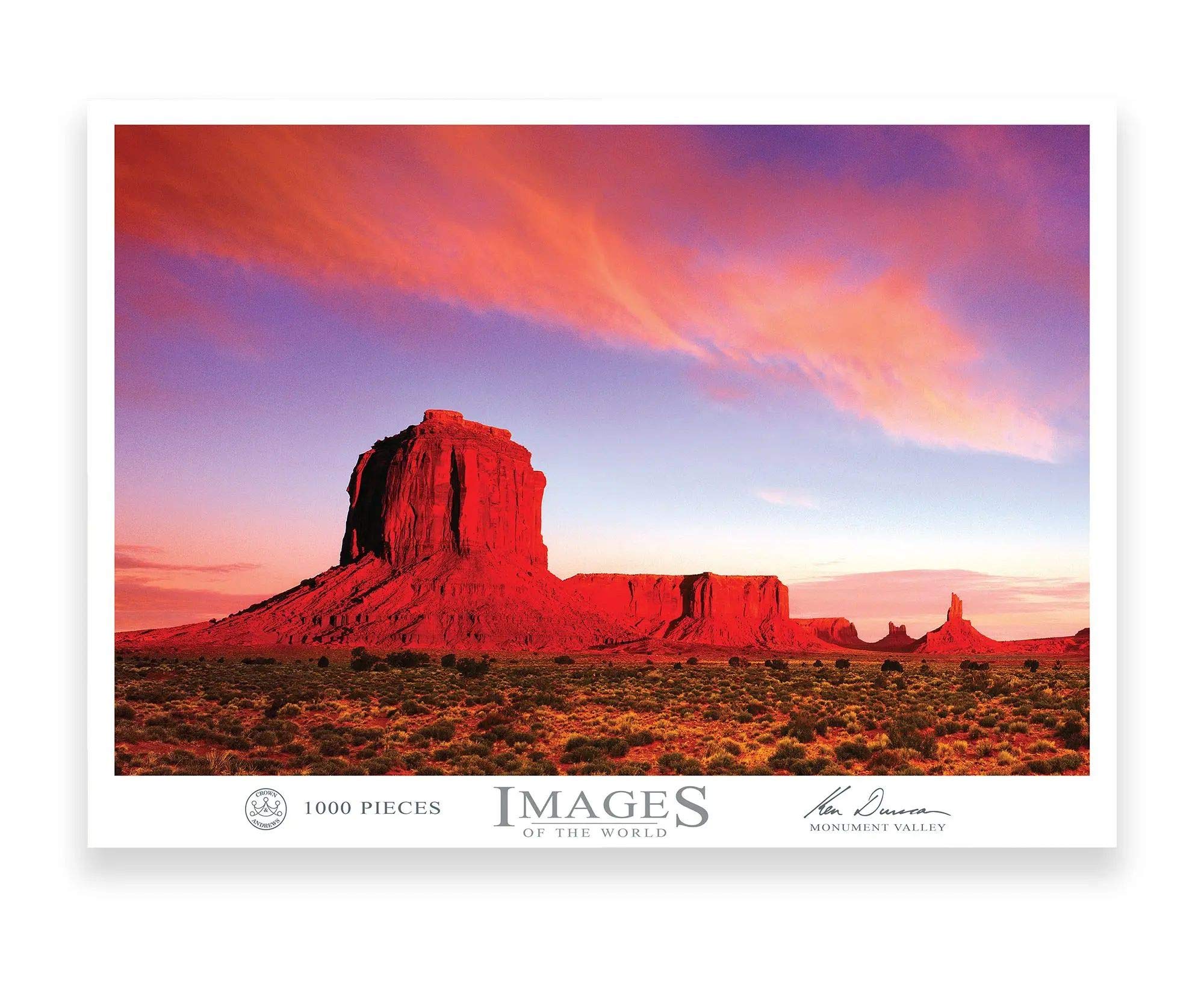 Crown & Andrews Puzzles 911795.006 WMB Ken Duncan 1000 Pieces Jigsaw Puzzles For Teens and Adults - Monument Valley 1000 Piece Puzzle