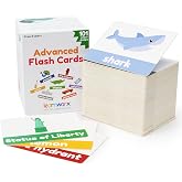 Advanced Flash Cards for Toddlers 3-5 Years &ndash; 101 Flashcards &ndash; Preschool Flash Cards &ndash; Kindergarten Flash Card for Kids &ndash; Toddler Learning &ndash; Educational Gift - for Ages 3, 4, 5 &amp; 6