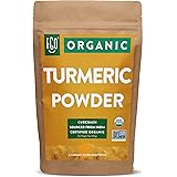Organic Turmeric Root Powder w/ Curcumin | Lab Tested for Purity | 100% Raw from India | 16oz/453g (1lb) Resealable Kraft Bag