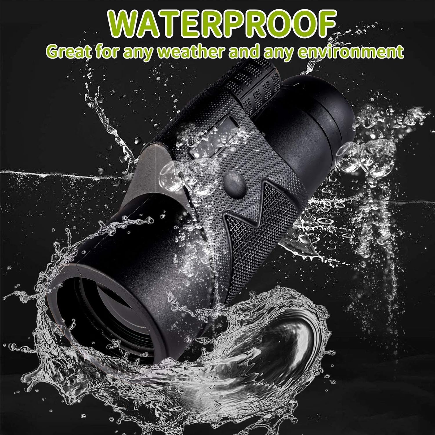 Monocular 12X42 Monocular Telesacope, HD Stars Monocular with Smartphone Holder and Tripod, Zoom Low Night Vision Monoculars for Adults Bird Watching Hiking Hunting Traveling : Camera & Photo