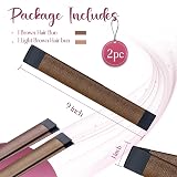 Andlane Hair Bun Maker French Twist Fold Wrap Snap Women Brown Light Brown 2 view 5