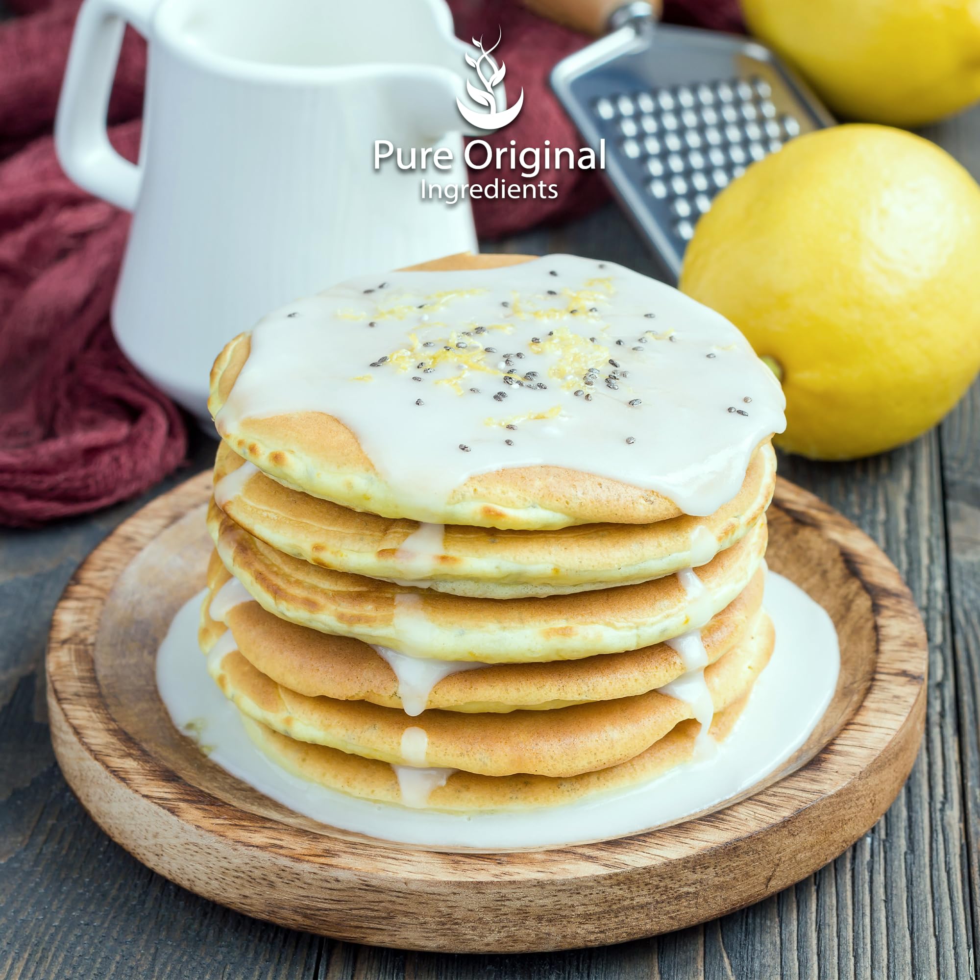 PURE ORIGINAL INGREDIENTS Stevia Extract 8oz, Zero Calorie Sweetener, Much Sweeter than Sugar