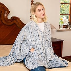 Bcareself Double-Sided Wearable Flannel
