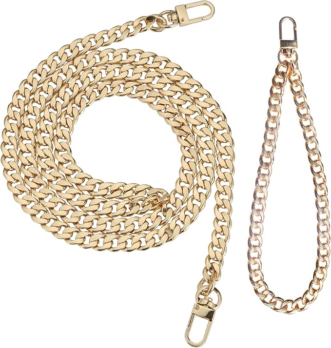 Handbags Chain Strap Purse Chains Shoulder Bag Chain Crossbody Gold