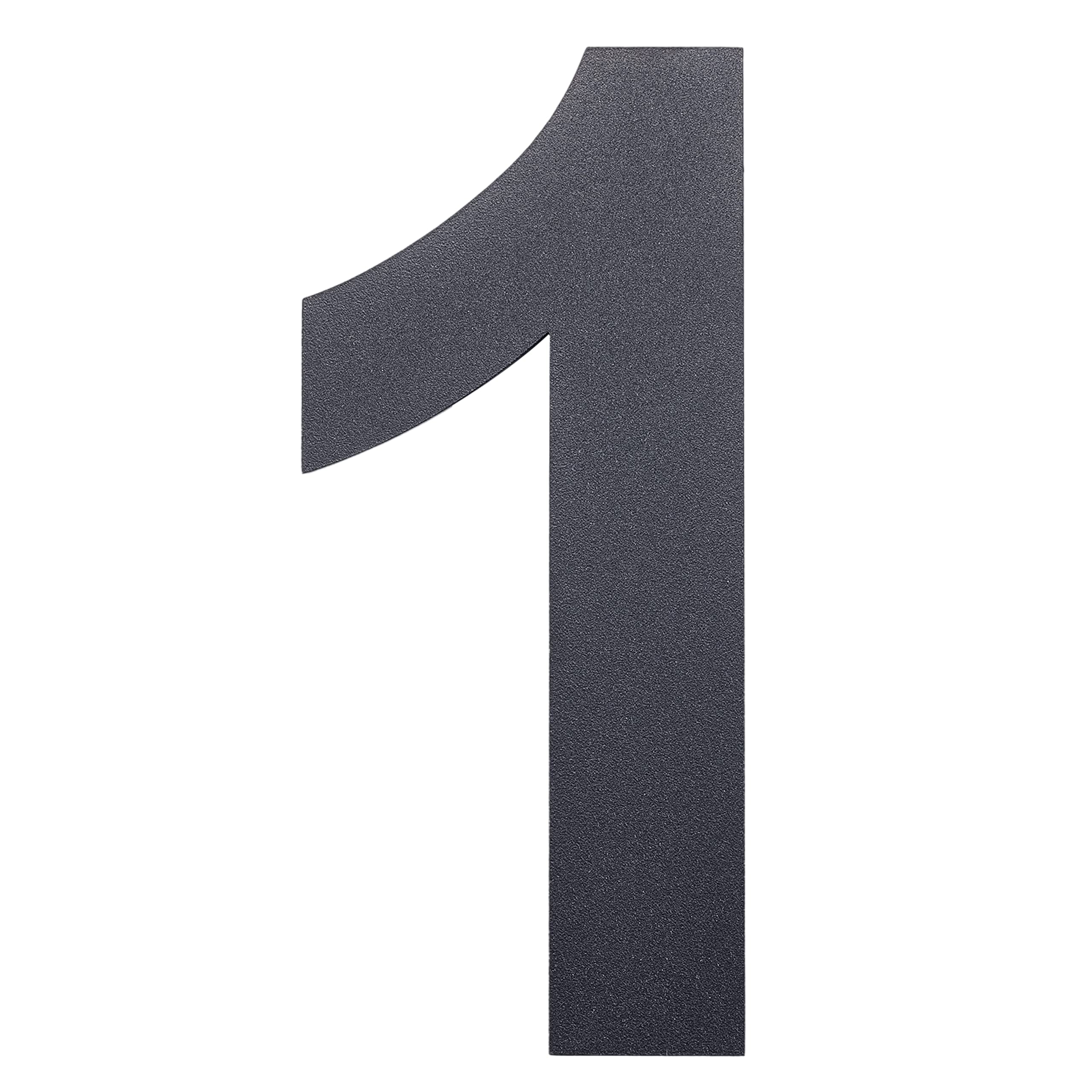 nanlyiau 6in/153mm Modern House Number Floating House Numbers Door Numbers Address Plaque Stainless Steel House Number Powder Coated RAL 7016 Anthracite Grey(7016 6in1)