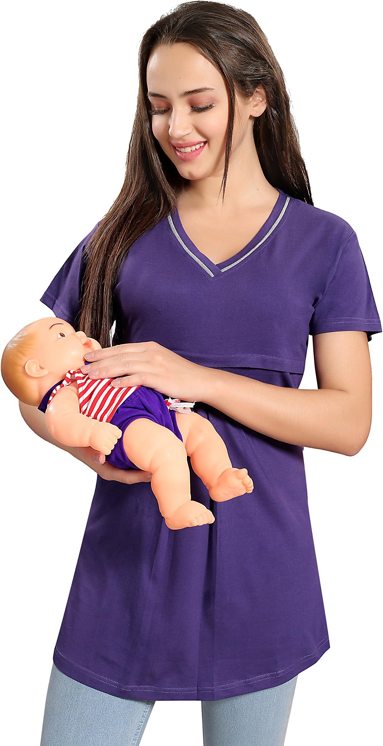 AV2 Women Cotton Nursing Top