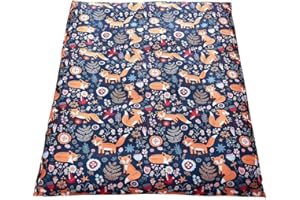 Aigbiot Zippered Futon Cover for Japanese Futon Floor Mattress, Super Soft and Machine Washable Twin Full Queen