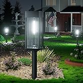 BITPOTT Bright Solar Pathway Lights Outdoor Waterproof IP65, 8 Pack Auto On/Off Solar Outdoor Lights for Path, Yard, Landscape, Lawn, Patio, Walkway, Driveway, Garden Decor Lighting Solar Powered