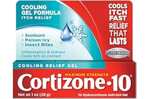 CORTIZONE 10 CORTIZONE-10 Cooling Relief Anti-Itch Gel, 1 Oz (Pack of 4)