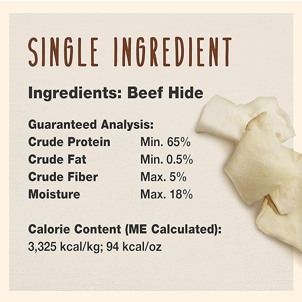 CADET PREMIUM GRADE BEEF HIDE FOR DOGS, RAWHIDE LONG LASTING DOG CHEWS, CHIPS, CURLS & ROLLS FOR SMALL/MEDIUM/LARGE DOGS