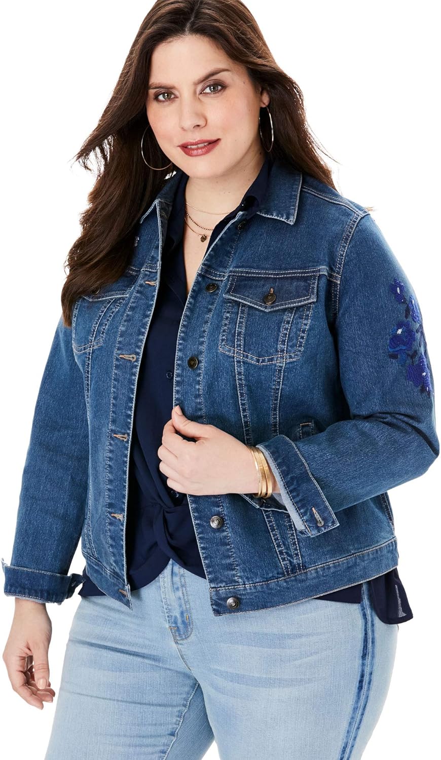 roamans denim jacket