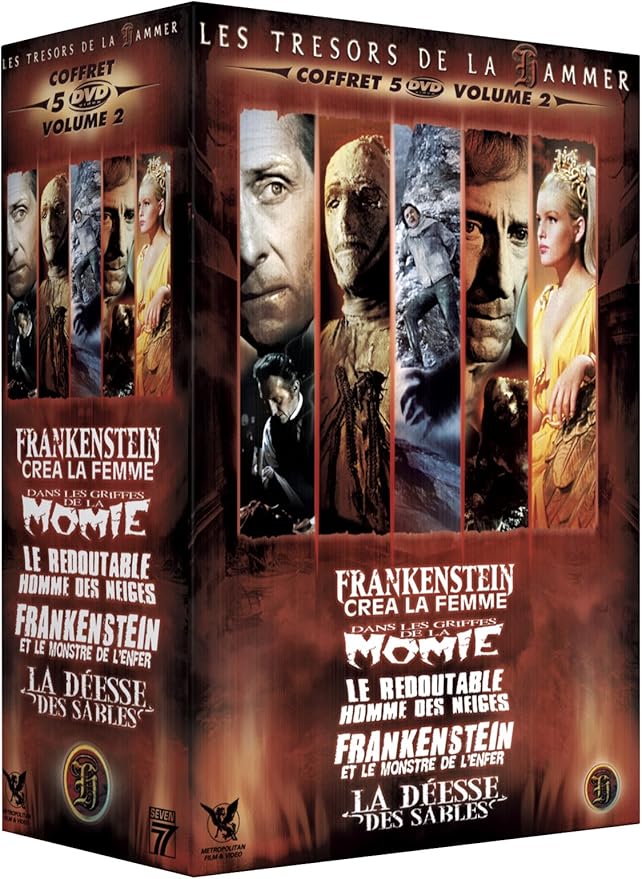 Frankenstein Et Le Monstre De L Enfer Coffret Hammer N°2-5 DVD créa la Femme/Frankenstein et Le Monstre de l