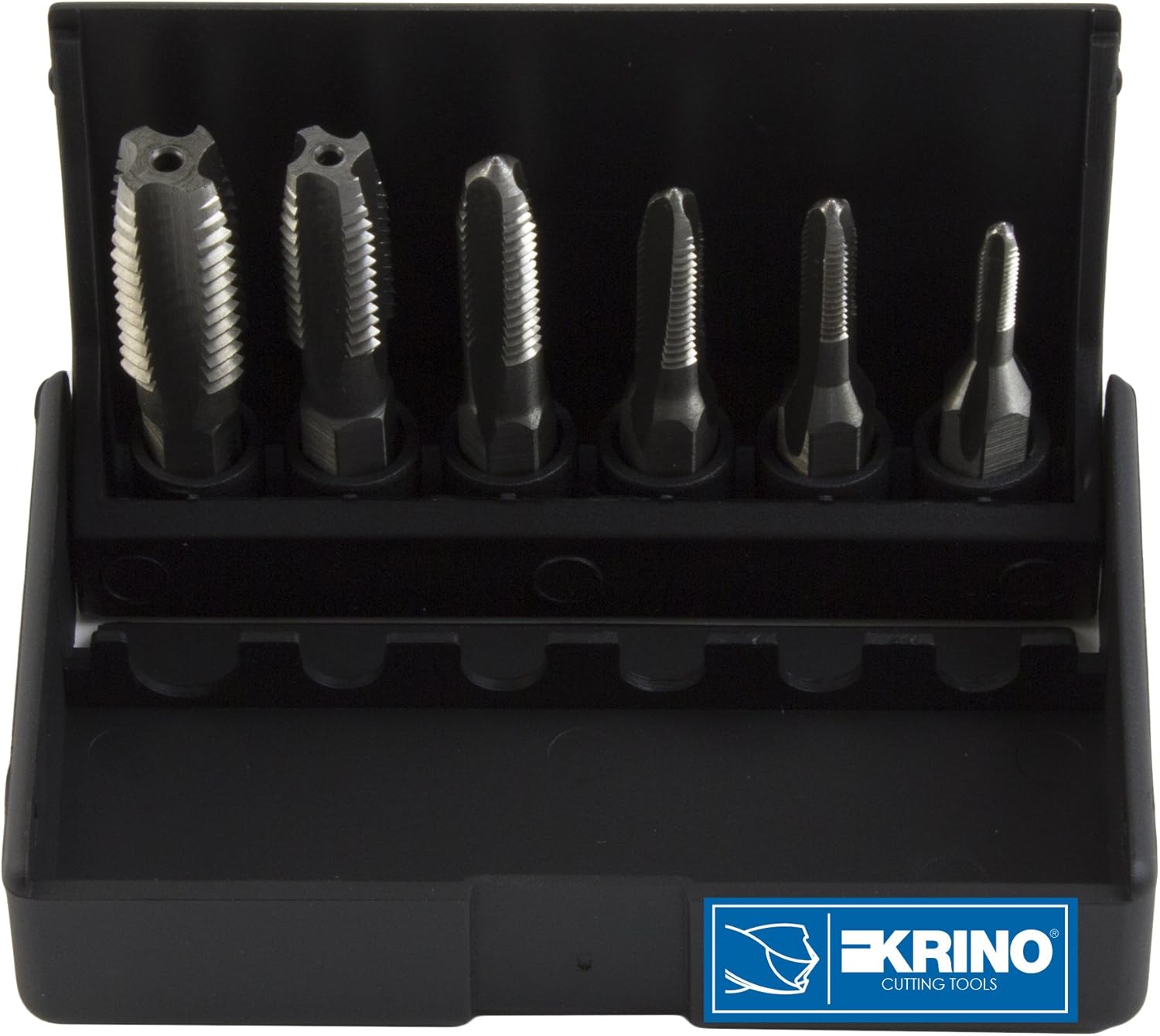 KRINO 19020210 Male 1/4 HSS with Hexagon Shank for Steel and Metals Set of 6