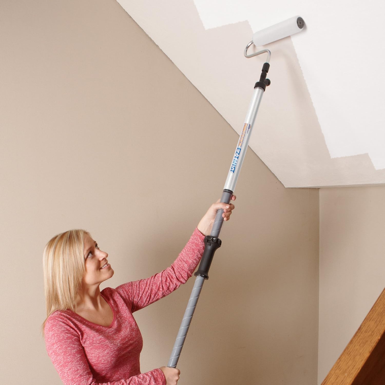 Wagner Spraytech HomeRight PaintStick EZ-Twist C800952.M Roller Applicator, Interior, Home Tool for Painting Walls and Ceilings, BLACK, SILVER, BLUE: Home Improvement