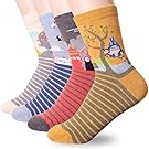 Dani's Choice Famous Japanese Animation Print Crew Socks