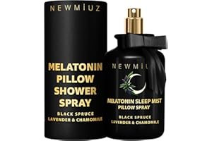 NEW MIUZ Deep Sleep Pillow Spray Lavender Chamomile Essential Oil Aromatherapy Mist for Sleep Relaxation Calming Stress Relief Bedtime Shower Spray Luxury Gift