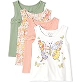The Children's Place Toddler Girls' Everyday Tank Tops