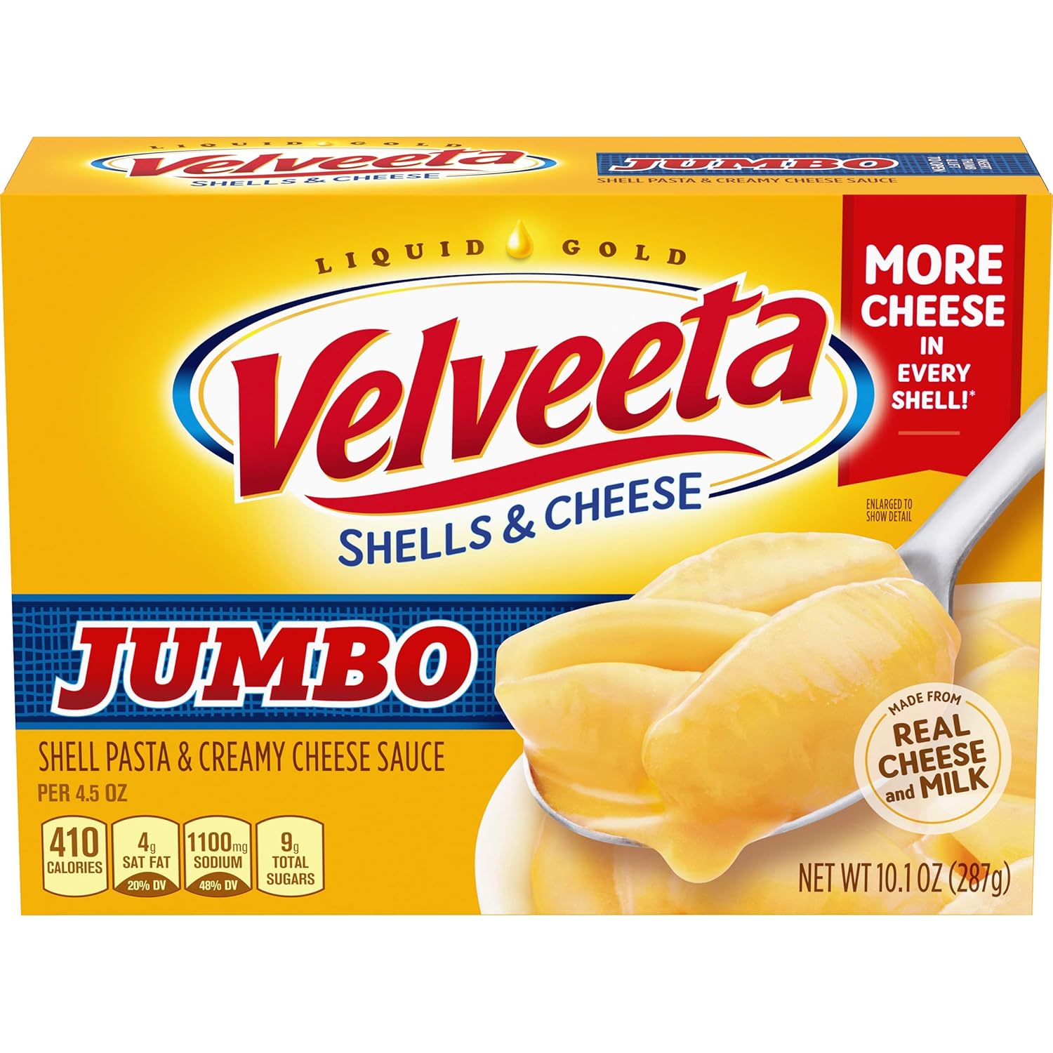 Velveeta Original Jumbo Shells and Cheese Meal (10.1 oz Box)