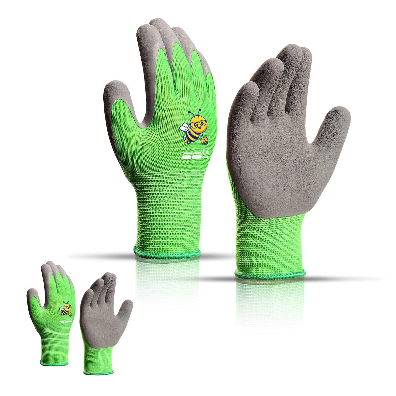 KDK Ages 3-5 Kids Gardening Gloves,Yard Work Gloves