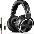 OneOdio Wired Over Ear Headphones Studio Monitor & Mixing DJ Stereo Headsets with 50mm Neodymium Drivers and 1/4 to 3.5mm Aud