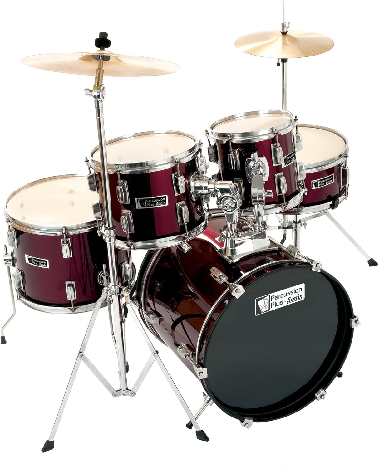 Sonix Junior Drum Kit Wine Red Amazon.co.uk Musical Instruments