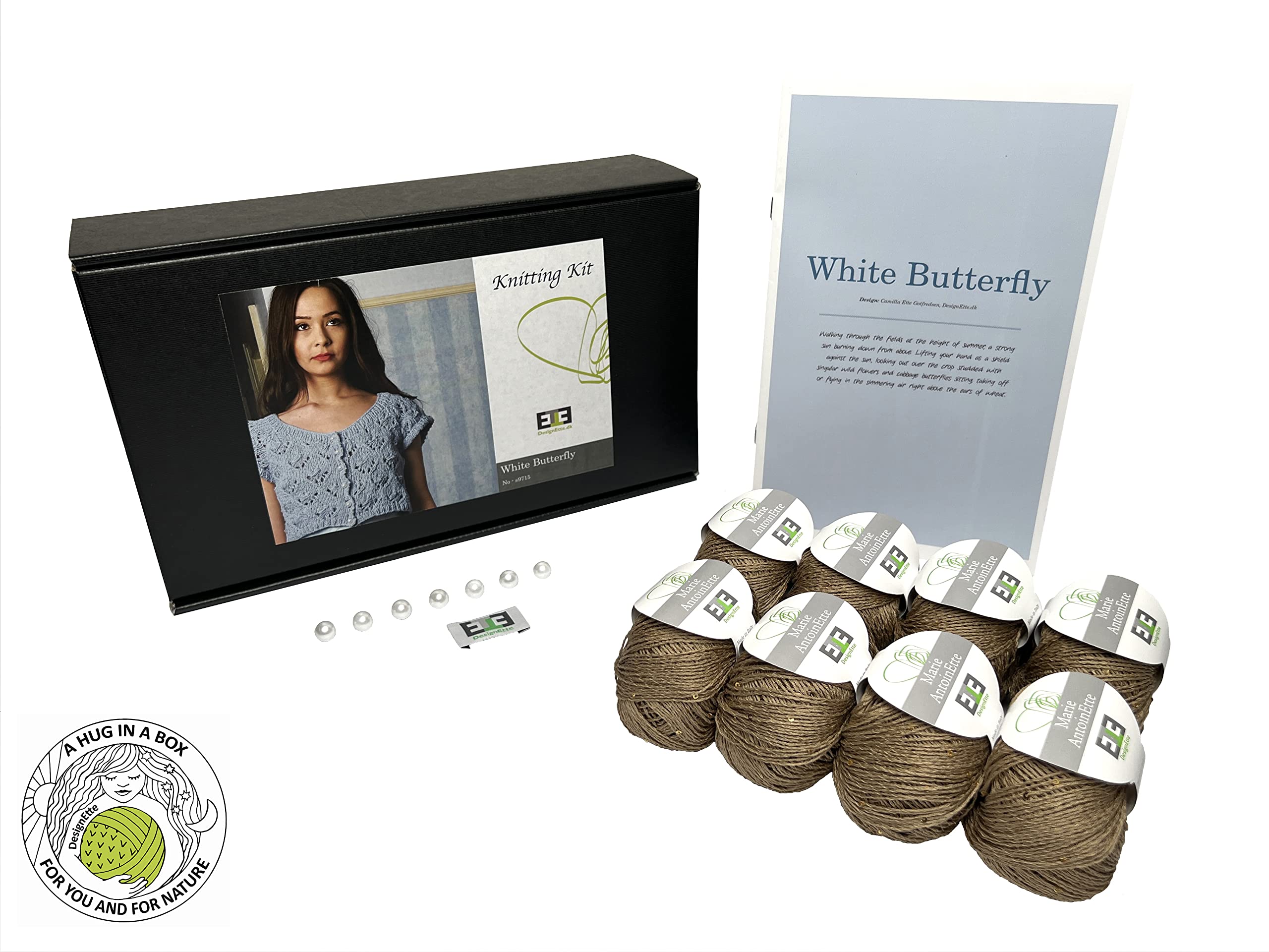 White Butterfly XS/S/M Sepia