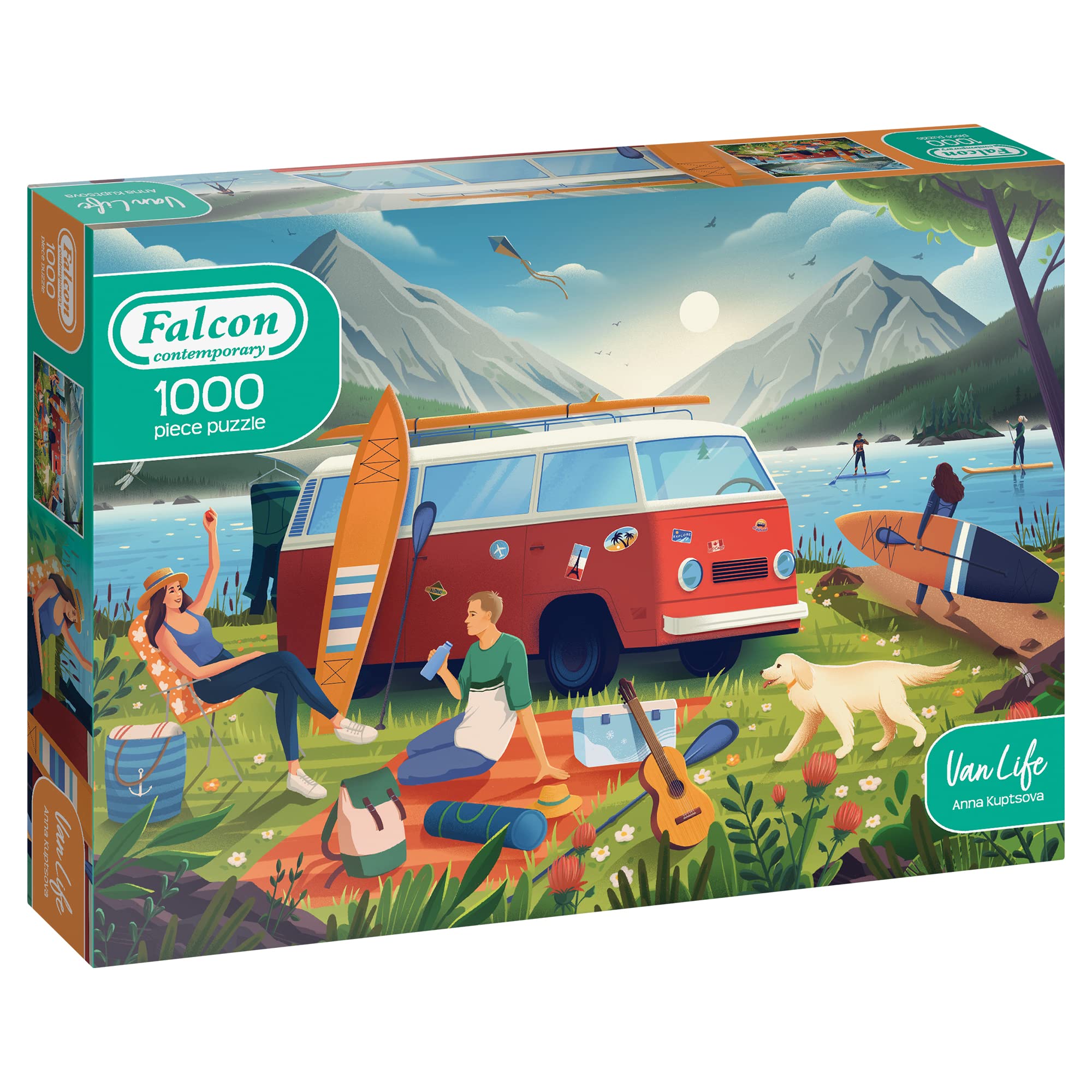 Jumbo, Falcon Contemporary Van Life, Jigsaw Puzzles for Adults, 1,000 Piece Puzzle