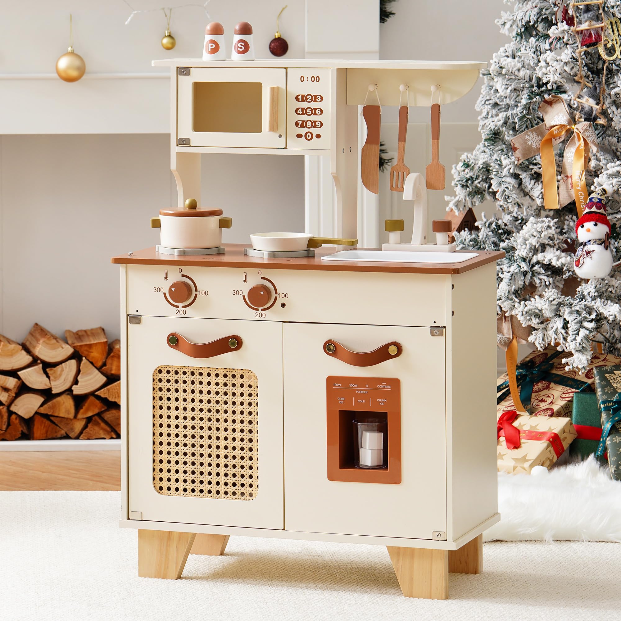 Wallpaper Toddler Kitchens Rustic Kitchen Hack Wooden Kitchen - Main Image