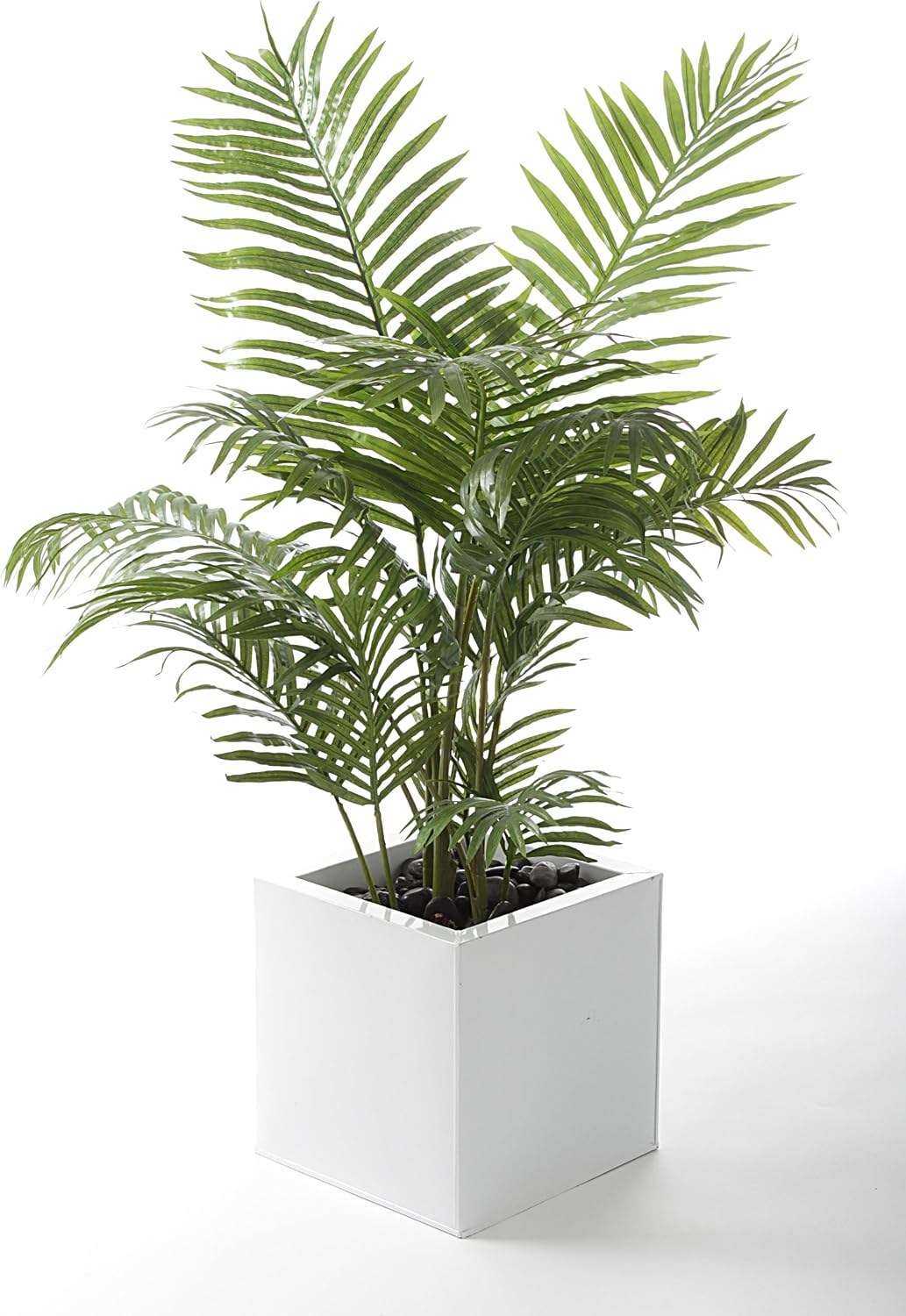 Closer2Nature 4ft Vibrant Artificial Areca Palm Tree with Silk Leaves or as Indoor Office