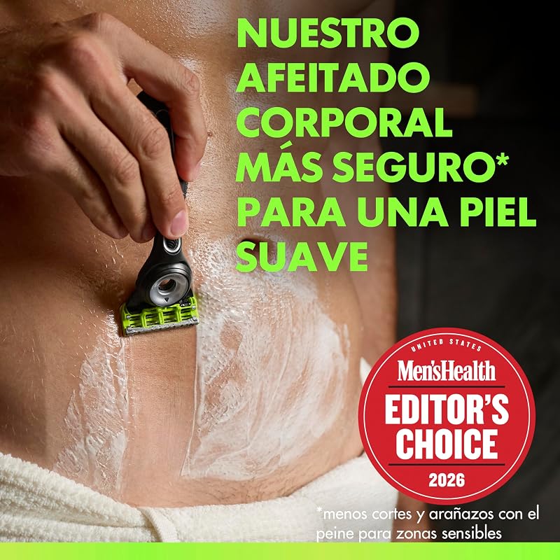 Labs Body + Navalha íntima masculina com 1 cabeça