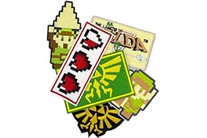 HIESPU STORE 6pcs Hyrule's Royal Crest Link Figure Halloween Costume Cosplay Embroidered Iron On Patches