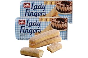 Snacktery Lady Fingers for Tiramisu - Authentic French Savoiardi - Ideal for Classic Tiramisu, Creative Desserts, or As a Light, Elegant Snack - 7 oz Ladyfingers, 2 Pack