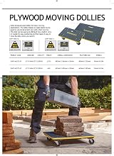 Stanley Moving Dolly 200kg SXWTD-MS572 45x30cm 76mm wheels view 7