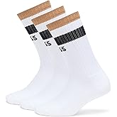 BOSS mens 3 Pack Iconic Stripe Front Logo Ribbed Socks