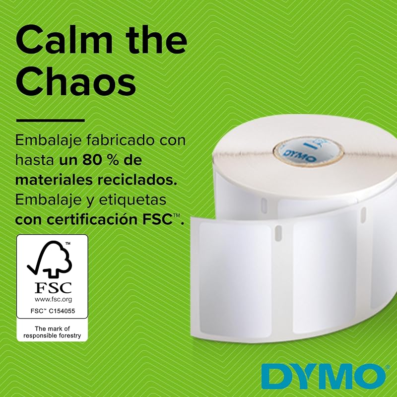 Etiquetas Multiusos Autênticas LW | 54 mm נ70 mm | 12 rolos de etiquetas 320 com suporte fácil de remover (3.840 peças) | autoadesivas | para etiquetadoras LabelWrite