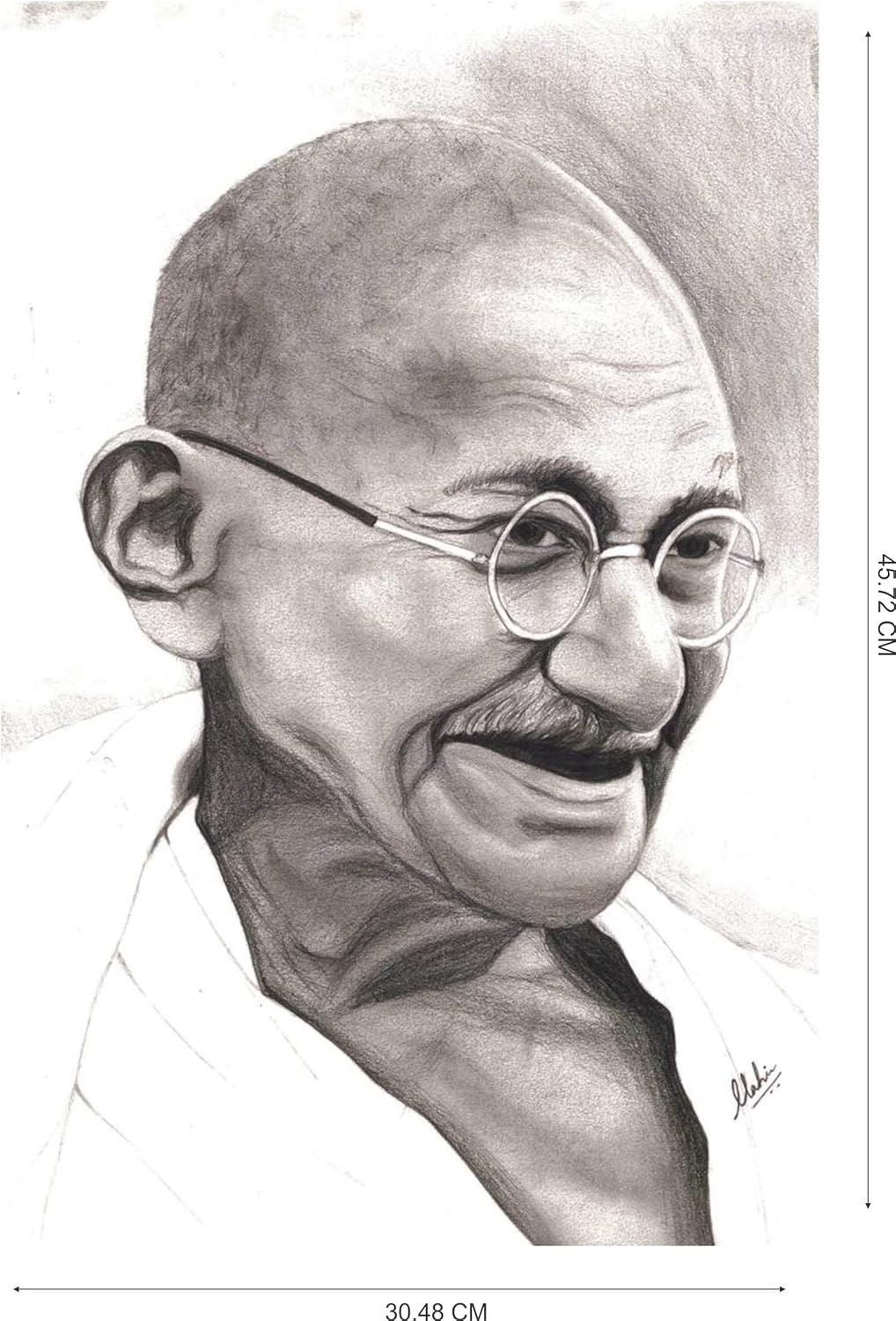 Mahatma Gandhi Full Drawing Images