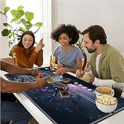 Tabletop Card Playmat with Magic Zones, 24 x 14