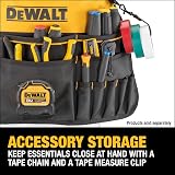 DeWalt Bucket Tool Organizer 37 Pockets Loops ToughCase Pocket view 3