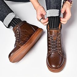 Arkbird Mens Leather Sneaker Fashion Classic Casual
