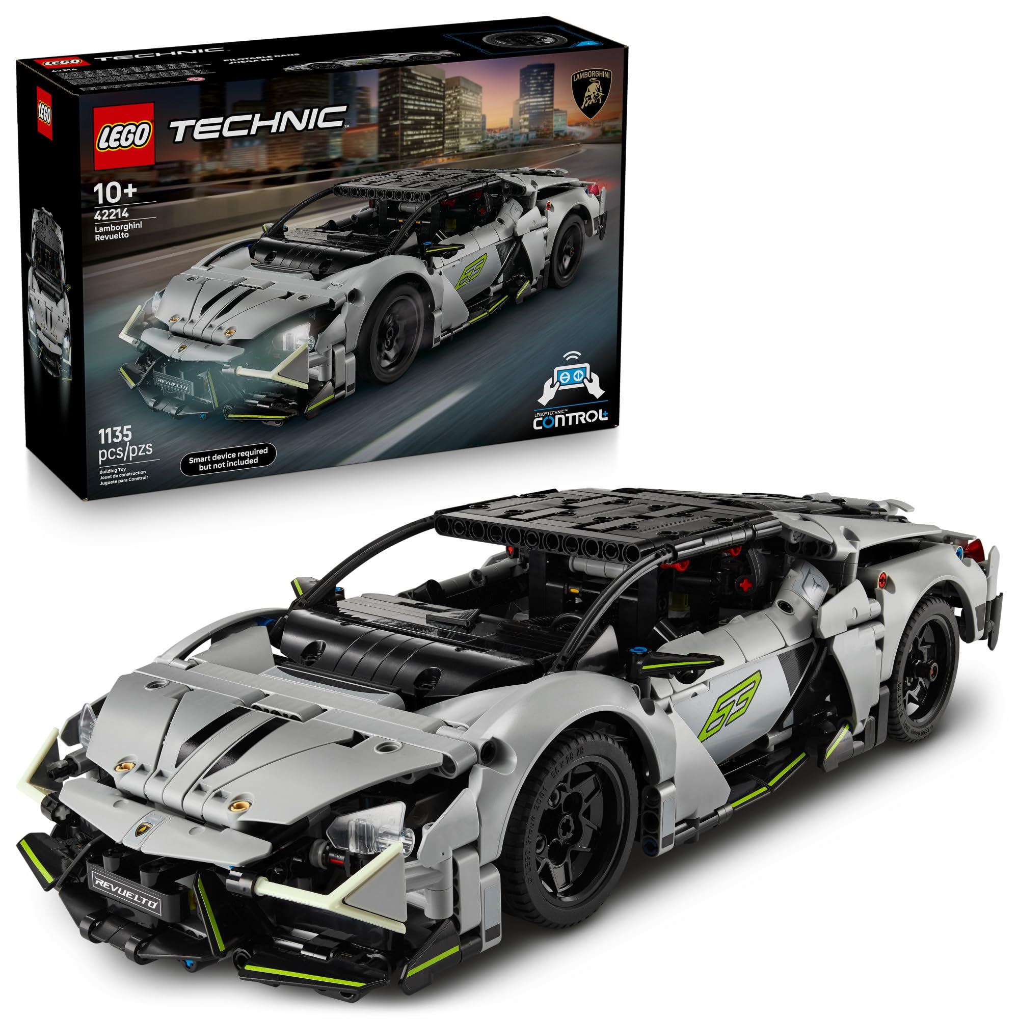 Photo 1 of LEGO Technic Lamborghini Revuelto Super Sports Car Toy - Building Set for Girls & Boys - Lamborghini Model Kit for Kids, Ages 10+ - Makes a Great Gift for Kids & Car Enthusiasts - 42214