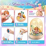 Dislocati Mermaid Night Light for Kids 3-8 Arts and Crafts Gift Box view 3