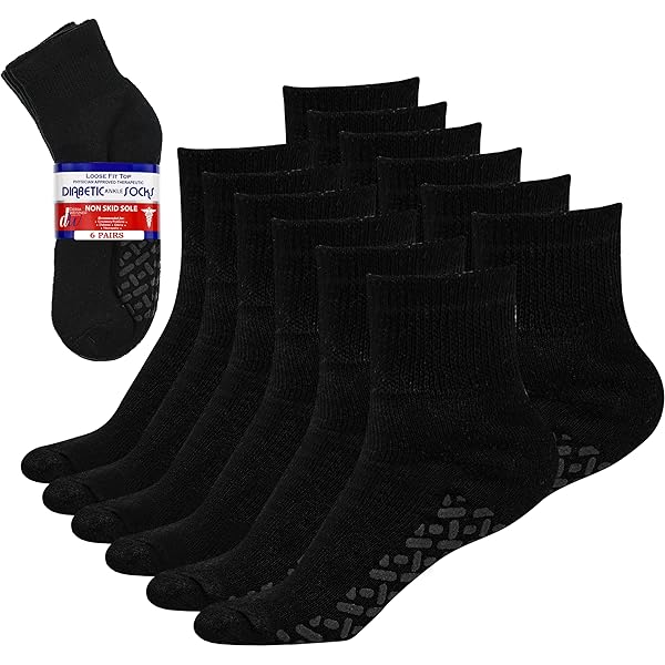 DeoMed Chaussettes Diabétiques Sans élastique Homme & Femme - 3 Paires