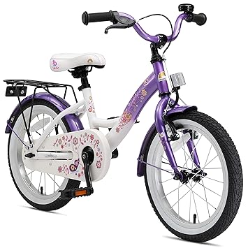 BIKESTAR Sehr leichtes Kinderfahrrad für Mädchen ab 4-5 Jahre | 16 Zoll Kinderrad Classic | Fahrrad für Kinder