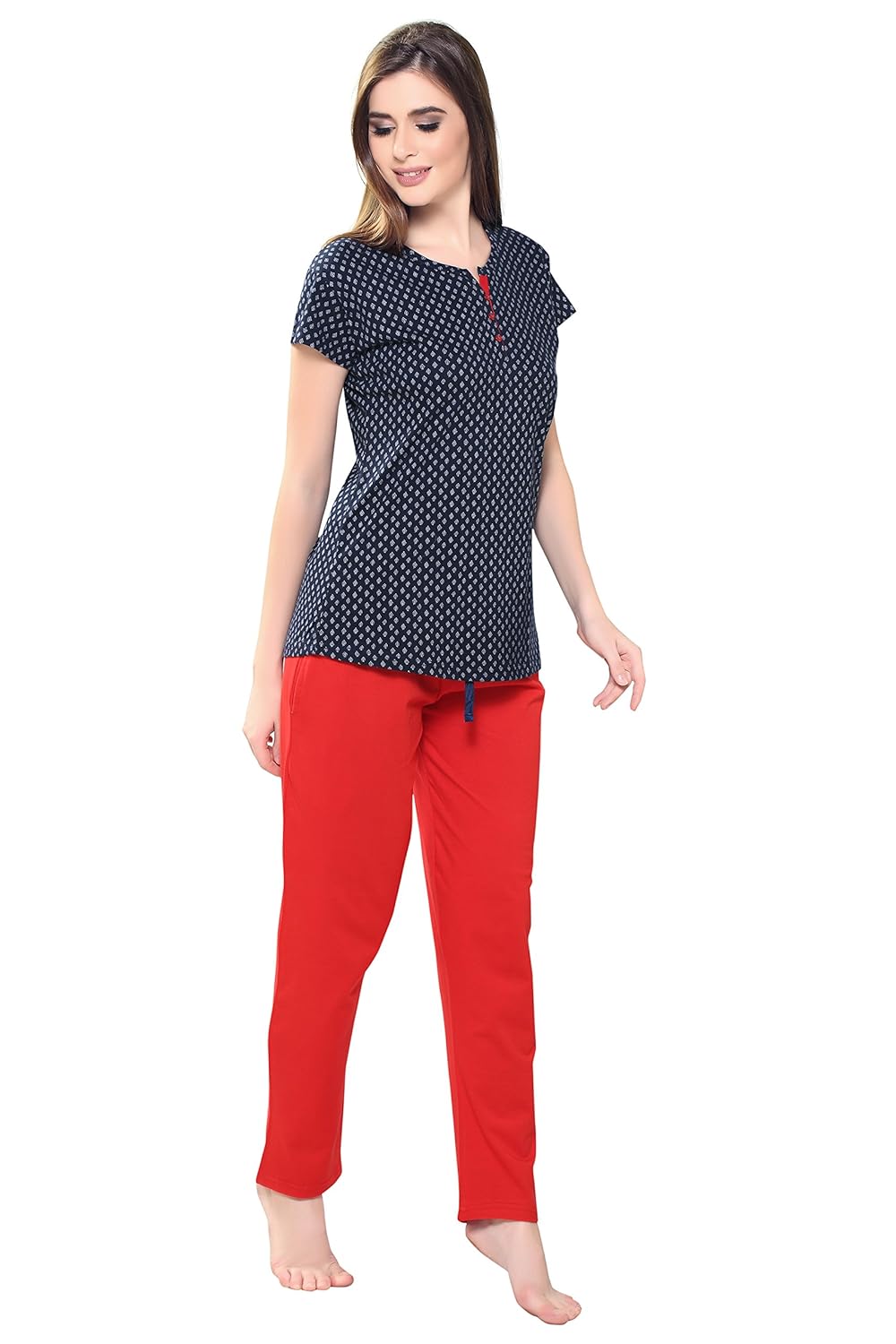 av2 women's cotton night dress