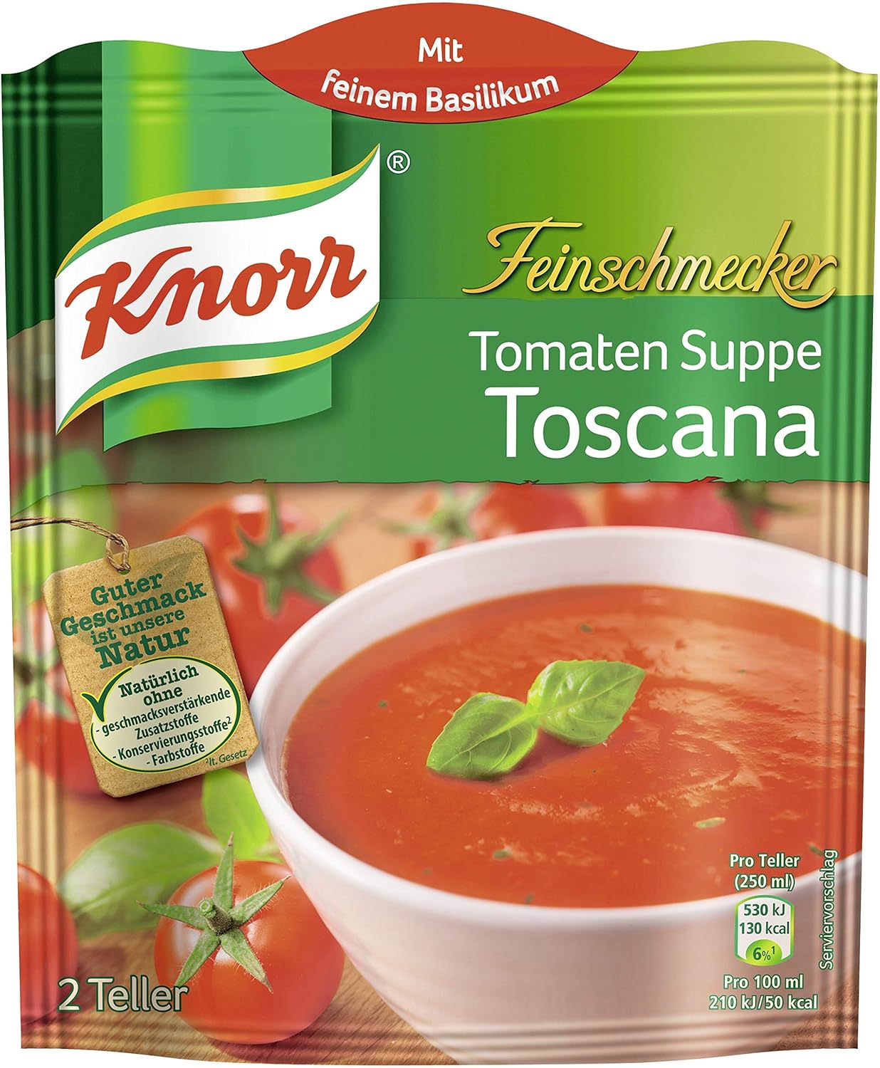 Knorr Feinschmecker Tomaten Suppe Toscana 2 Teller: Amazon.de: Amazon ...